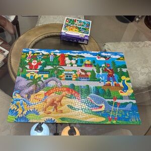 HOMETOWN “Roadside Icons” puzzle 1000 piece, complete